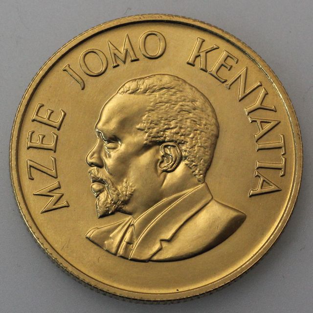 250 Schilling Goldmünze Kenia