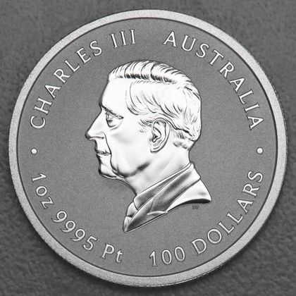 1oz Platinmünze Lunar III, König Charles III