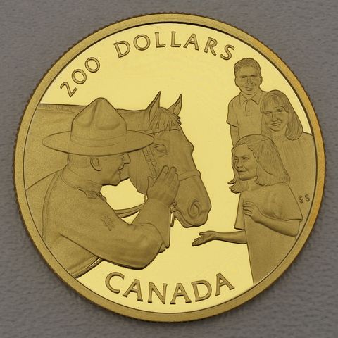Goldmünze 200 Dollar Kanada 1993 - Mounted Police
