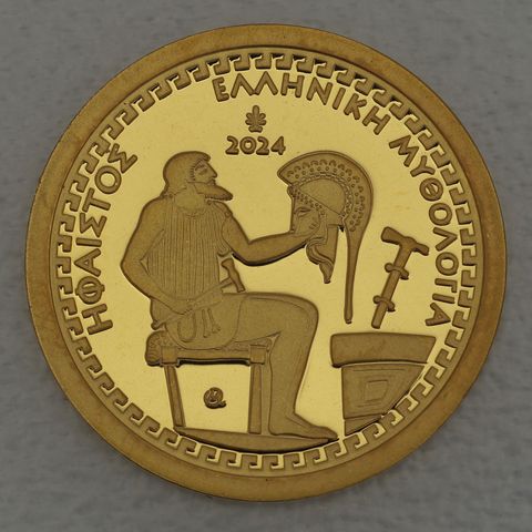 Goldmünze 100 Euro Griechenland 2024 Götter des Olymp - Hephaistos