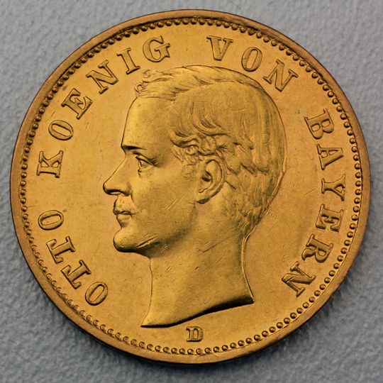 20 Reichsmark Goldmünze Otto - Bayern