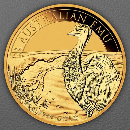 1oz Goldmünze, Australian Emu, 2024