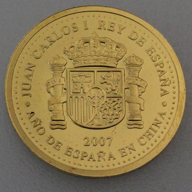 20 Euro Goldmünze Spanien 2007 Spanien + China