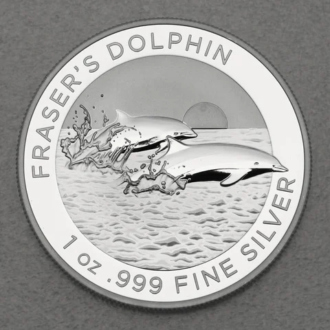 Silbermünze 1oz Australien Fraser Dolphin 2021