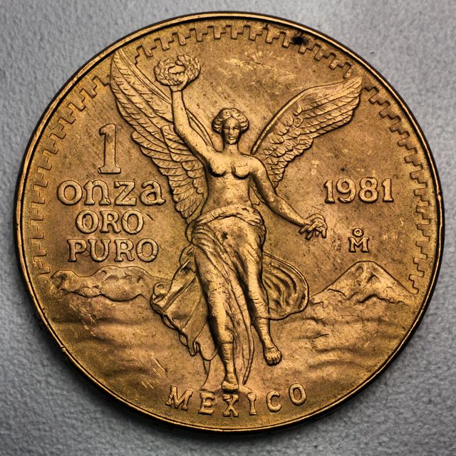 Alte Mexikanische 1oz Libertad Anlagegoldmünze