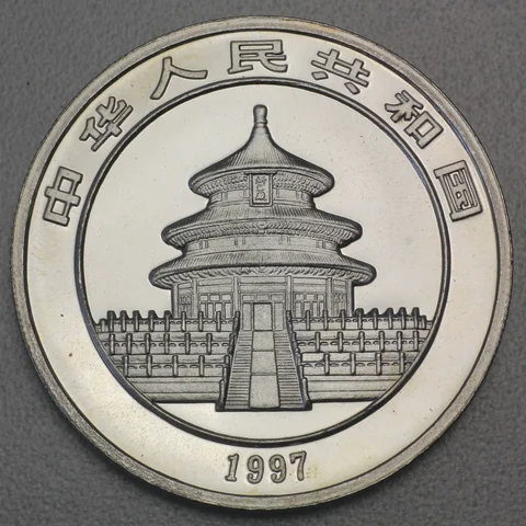 1oz Silbermünze Panda, 1997