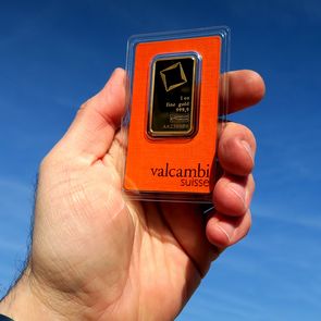 1oz Valcambi Goldbarren