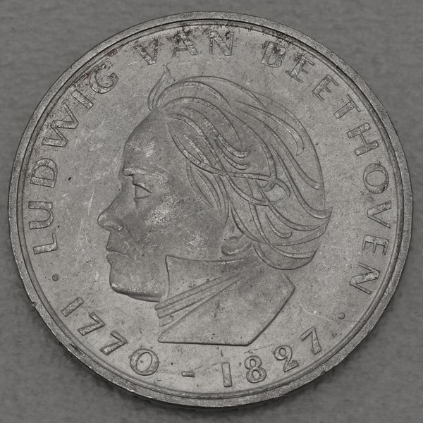 Silbermünze BRD 5 DM 1970