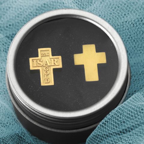 Naturgold-Kreuz "Isar", Schmuckanhänger