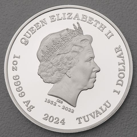 Silbermünze 1oz "The Man with the golden Sun" 2024 koloriert