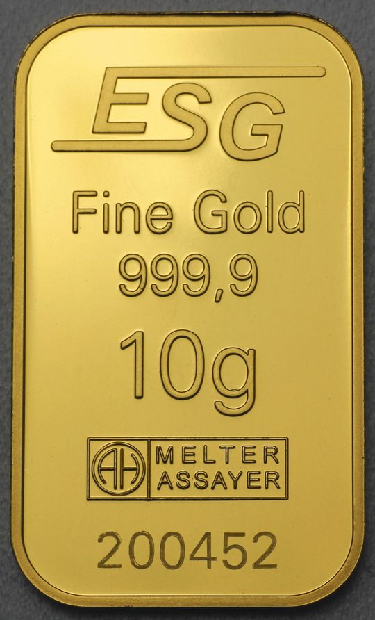 ESG Goldbarren