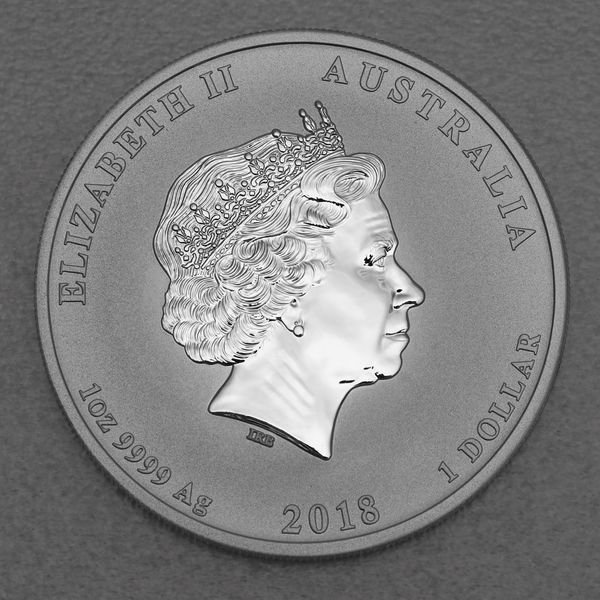 Silbermünze 1oz Chinese Myths and Legends Serie - Rückseite mit Queen Elizabeth II. bis 2023
