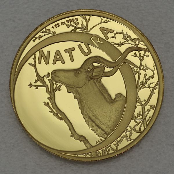 Goldmünze Südafrika Natura Serie Monarchs of Africa 1999 1oz Kudu Antilope