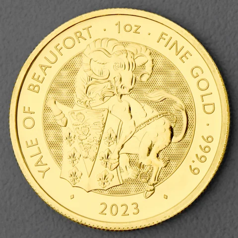 Goldmünze 1oz Royal Tudor Beasts 2023 - Yale of Beaufort