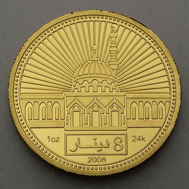 8 Dinars Goldmünze