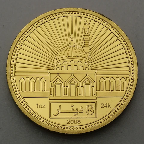 8 Dinars Goldmünze