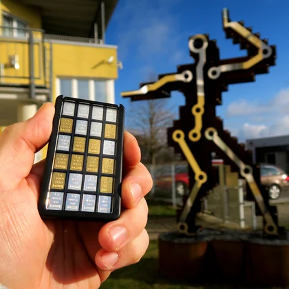 Goldinvader I Investmentset aus Gold + Silber