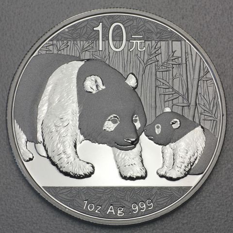 1oz Silbermünze Panda, 2011
