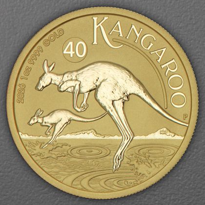 Australian Kangaroo, 1oz Goldmünze, 2026