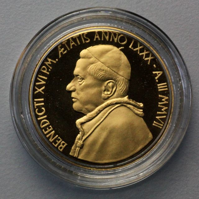 20 Euro Goldmünze Vatikan 2007 &quot;Eucharistie