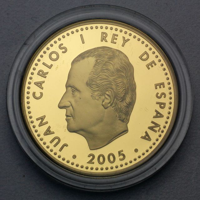 200 Euro Goldmünze Spanien 2005 Friede und Freiheit