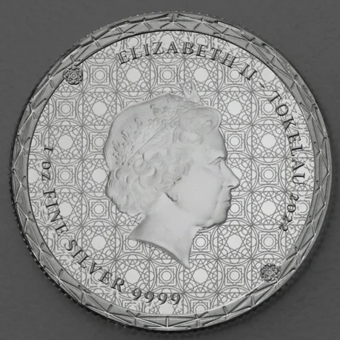 Silbermünze 1oz Tokelau Equilibrium 2022