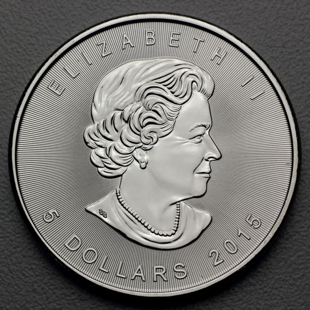 Maple Leaf Silberunze