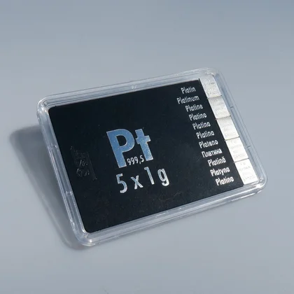 5 x 1g Platin CombiBar® Tafelbarren