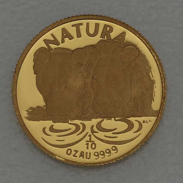 Goldmünze Südafrika Natura Serie Big Five 1994 1/10oz Löwe
