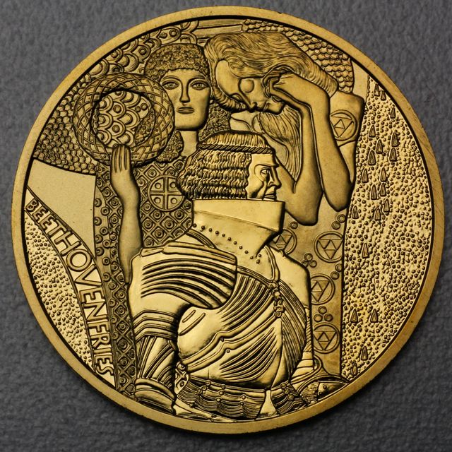 Goldmünze 100 Euro Österreich 2004 - Wiener Secession - Wiener Jugendstil