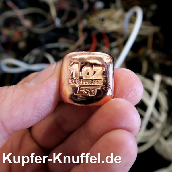 Kupferbarren verkaufen