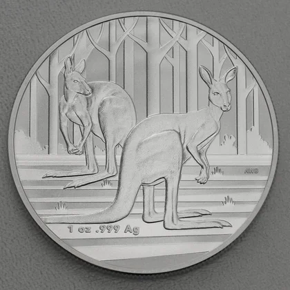 Känguru Silbermünze Australien 2024