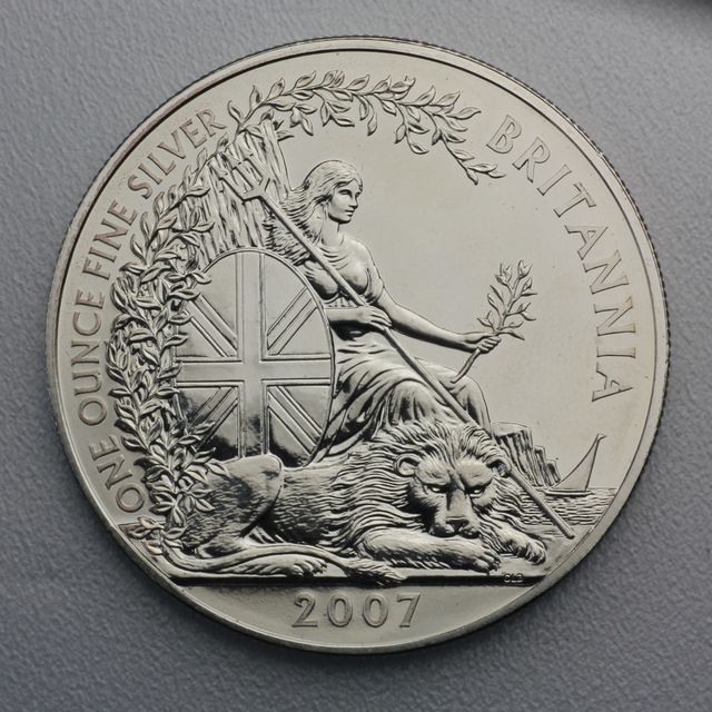 Silbermünze Britannia 1oz Motiv 2