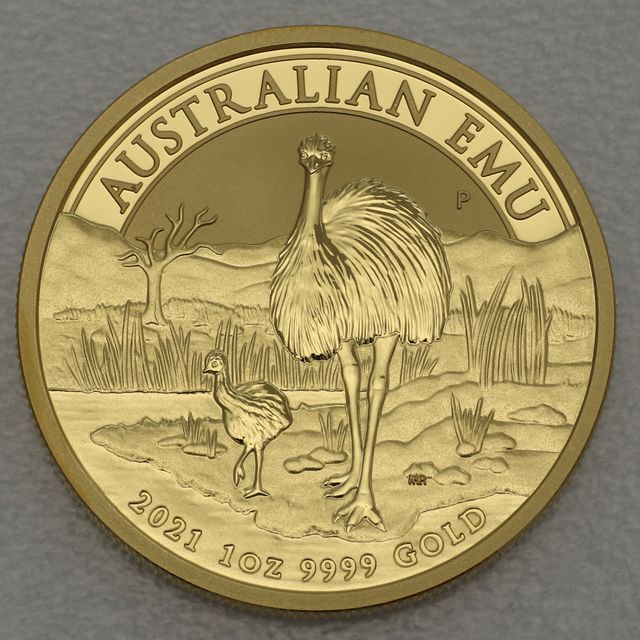 Goldmünze 1oz Australian Emu 2021