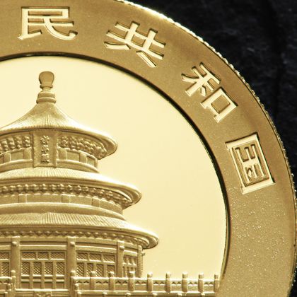 China Panda Goldmünzen 2024