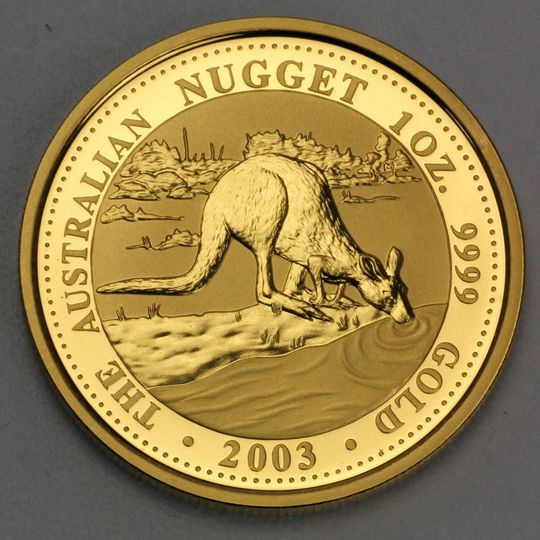 Australien Nugget / Känguru Goldmünze 2003