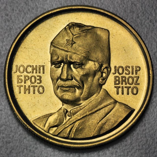 Josip Broz TITO Gedenkmedaille aus Gold (Keine Münze!)