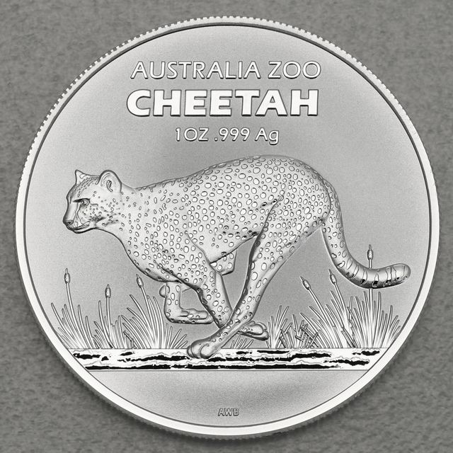 Silbermünze 1oz Australia Zoo - Gepard 2021
