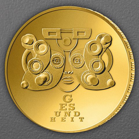 Goldmünze 50 Euro BRD 2025 Gesundheit