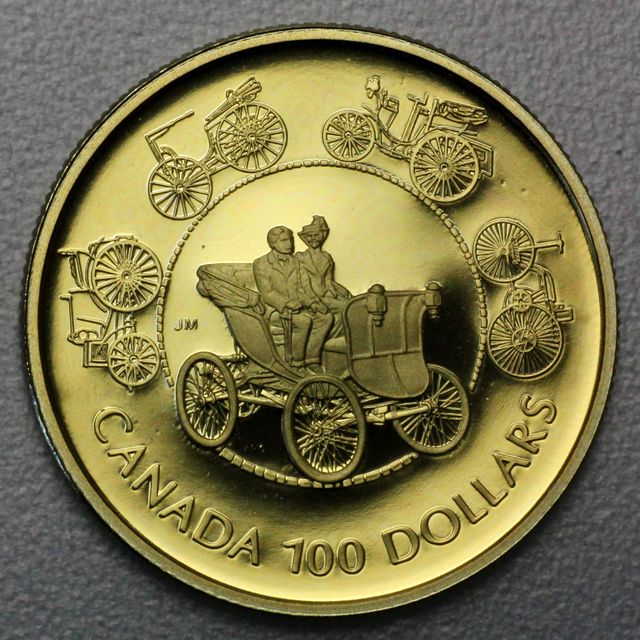 100 Dollar Goldmünze Kanada 1993 aus 58,3% Gold