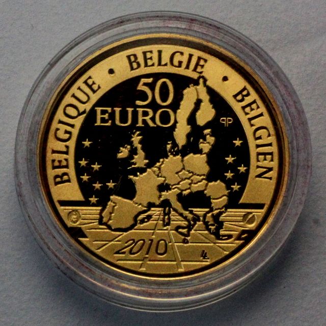 50 Euro Goldmünzen Belgien 2010