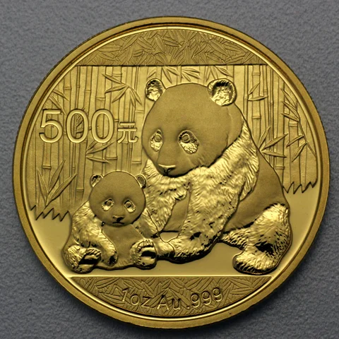 Goldmünze China Panda, 1oz, 2012