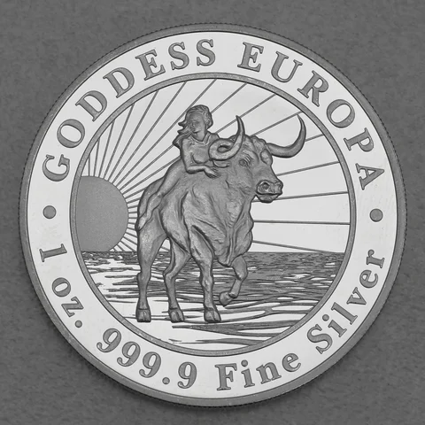 Silbermünze 1oz Tokelau 2022 - Goddess of Europa