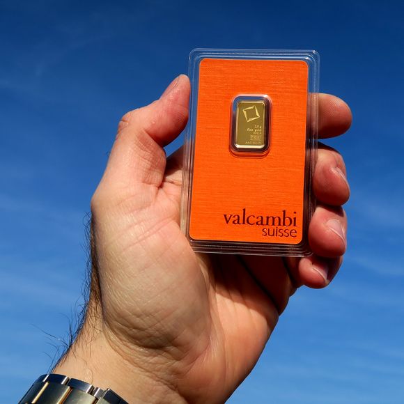 2,5g Valcambi Goldbarren