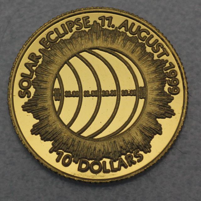 10 Dollar Cook Island Goldmünze 1999