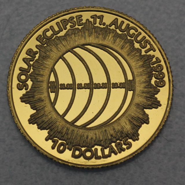 10 Dollar Cook Island Goldmünze 1999