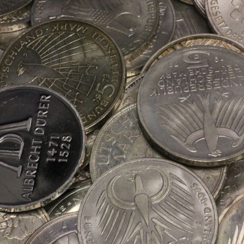 5 Mark Silbermünzen BRD