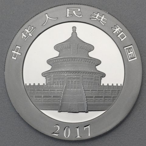 1oz Silbermünze Panda, 2017