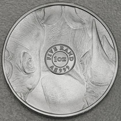 Silbermünze 1oz Big Five Serie I - 2020 Nashorn Silbermünze 1oz Big Five Serie I - 2020 Nashorn