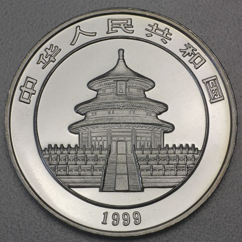 1oz Silbermünze Panda, 1999